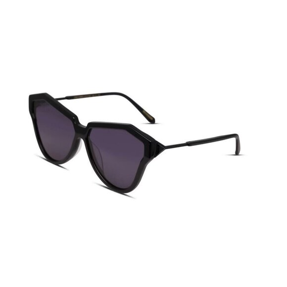 KAREN WALKER One Hybrid cat-eyed women's sunglasses UV Protection BLACK-62 mm - Picture 1 of 13